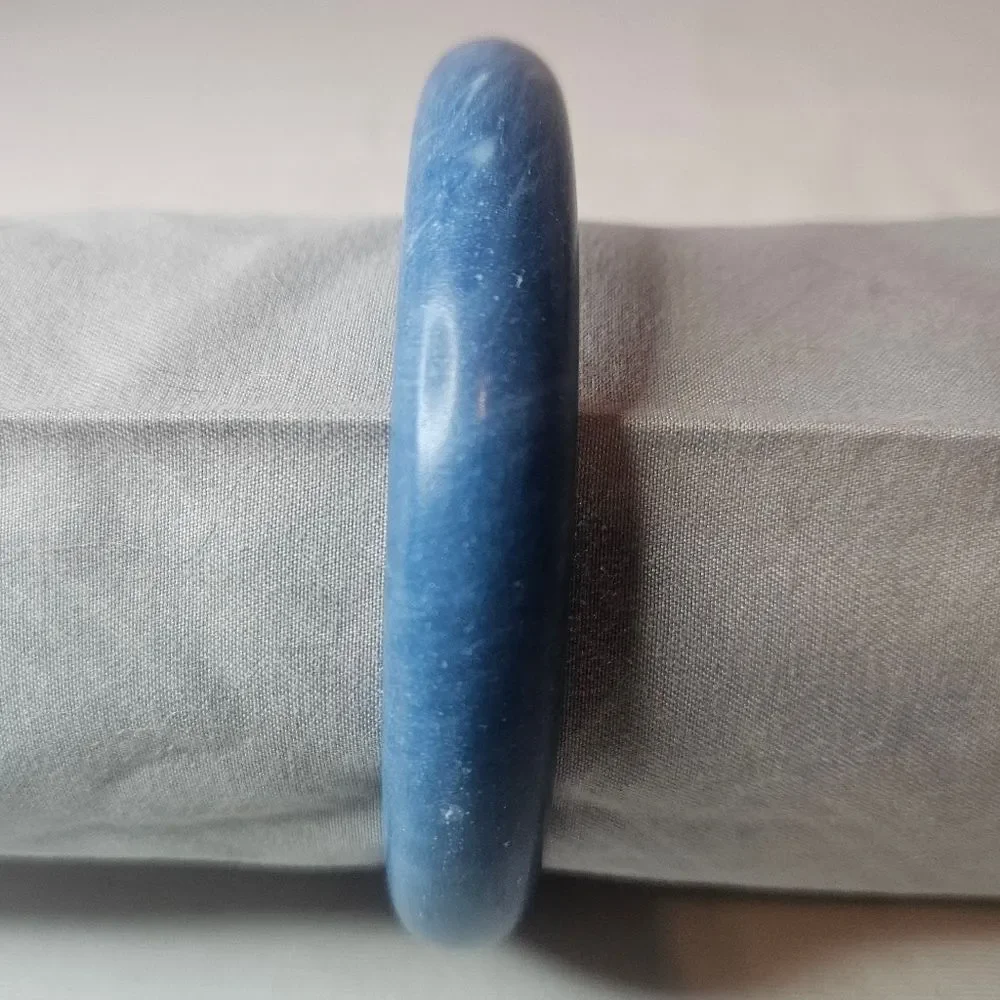 Vintage Marbled Blue And White Bangle 80s To 90s Funky